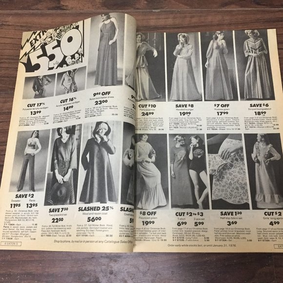Eaton's 1976 Extra Over 550 Price Cuts Sale Catalog - Picture 7 of 12